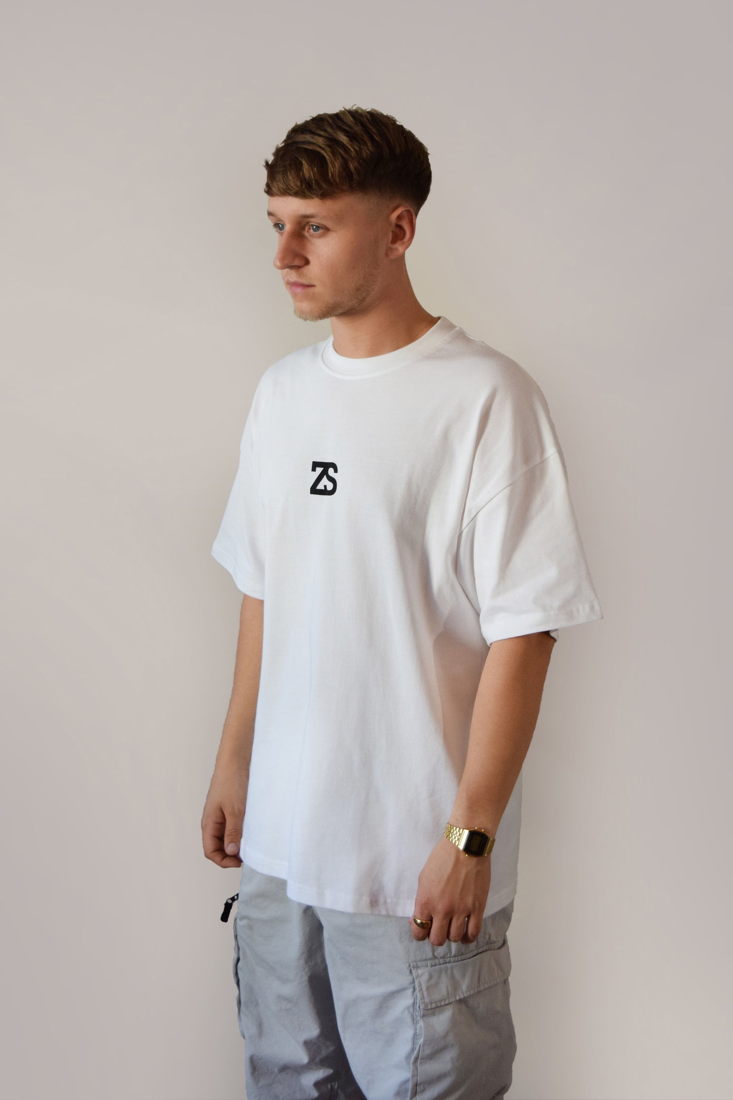 Script T-Shirt // White